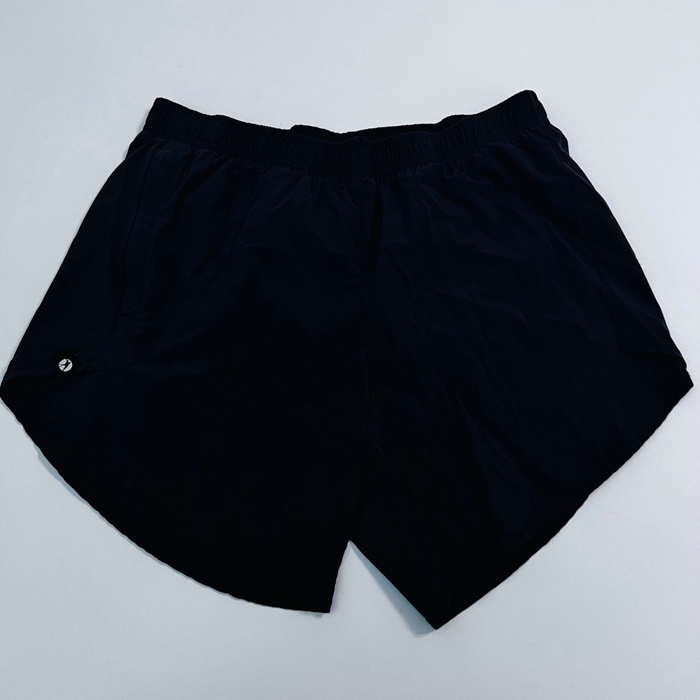 Oiselle Running Shorts Women's Size 4 Gray Athletic Lined Zip Pocket